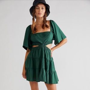 Free People Cross of Sunlight Mini Dress